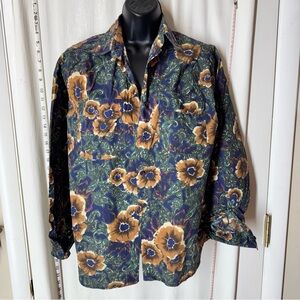 Vintage Ashleigh Morgan Paisley Floral Shirt
